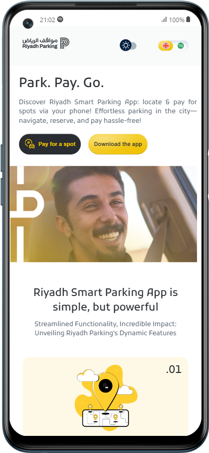 Riyadh Parking — built by Wholphin Tech